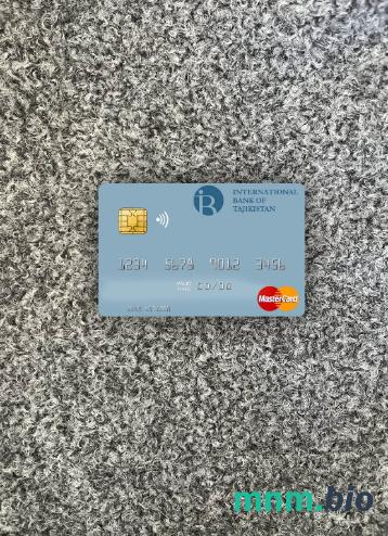 Tajikistan IBT wygląd zdjęcia mastercard skan PSD + zdjęcie